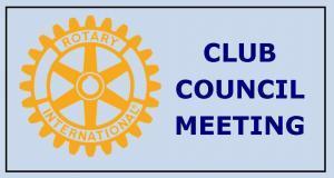 CLUB WEEKLY MTG. + Club Council